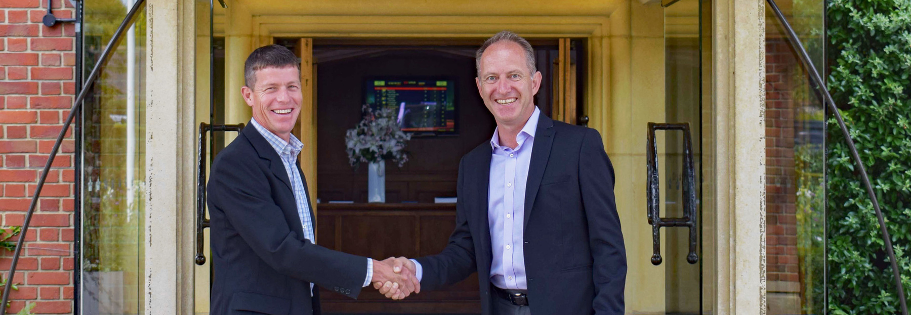 Lee Sayers left) and Stephen Follett