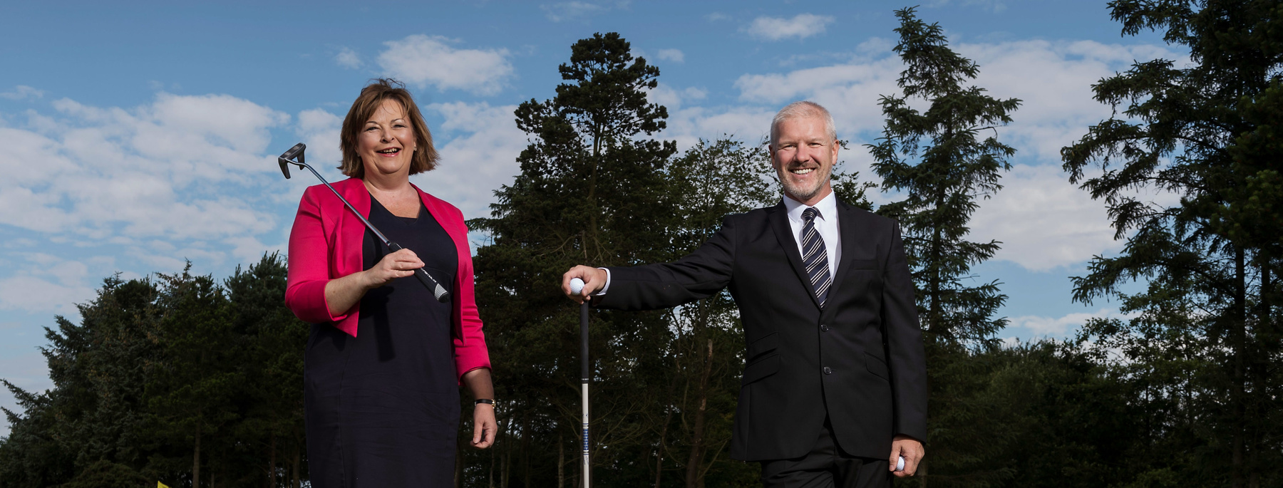 Fiona Hyslop MSP, Cabinet Secretary for Culture, Tourism and External Affairs and Tom Lovering, Comercial Director at PSP Media (Malcolm Cochrane Photography)