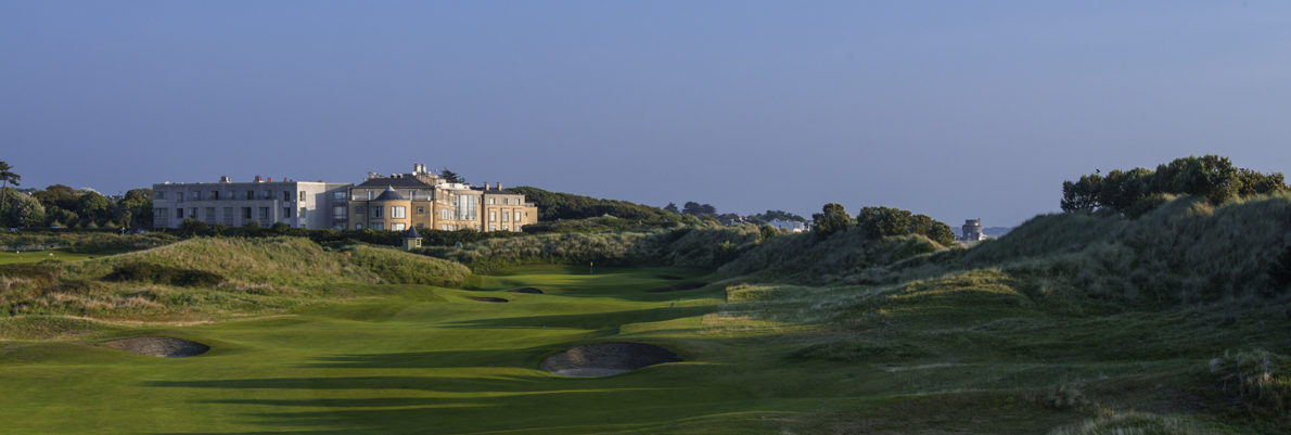 Resort hotel with a links course open to the public