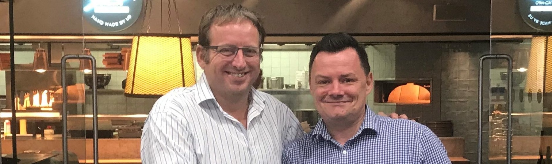 Simon Wordsworth (left) and Paul McEldon