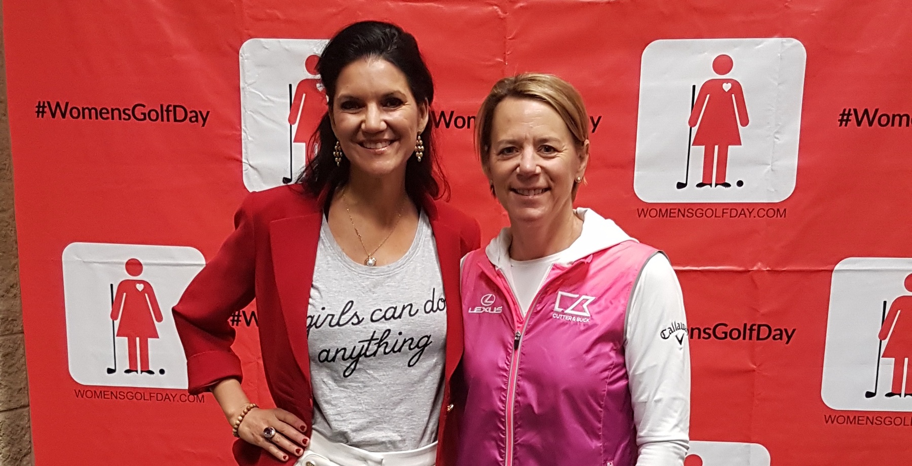 Women's Golf Day Founder Elisa Gaudet &amp; Annika Sorenstam