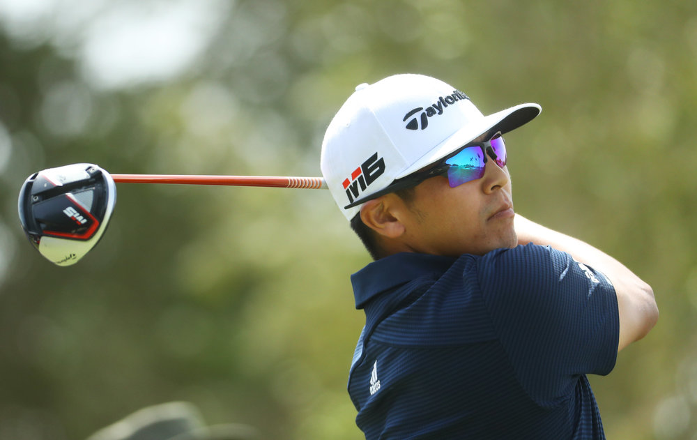 DOHA, QATAR - MARCH 07: Kurt Kitayama of the United States tees off during day one of the Commercial Bank Qatar Masters at Doha GC on March 07, 2019 in Doha, Qatar. (Photo by Warren Little/Getty Images)