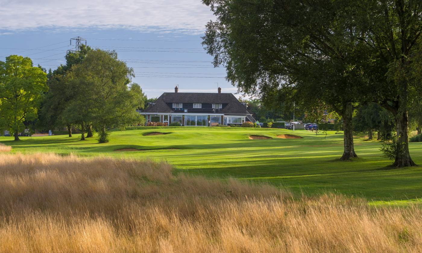The clubhouse at Canterbury Golf Club in Kent (photo by Andy Hiseman)