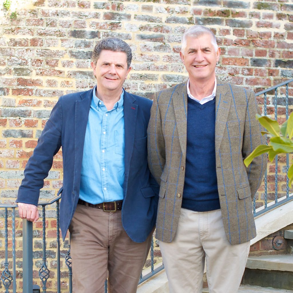 The 360 Golf Team Robert Clive (left) and Mel Thomas