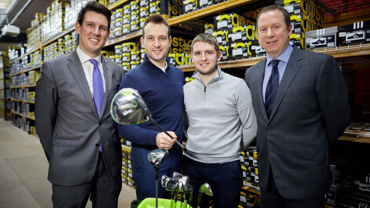 from left Matt Pomroy (Foresight Group), Ben and Sammy Reeves and Richard Styles (Clubhouse)