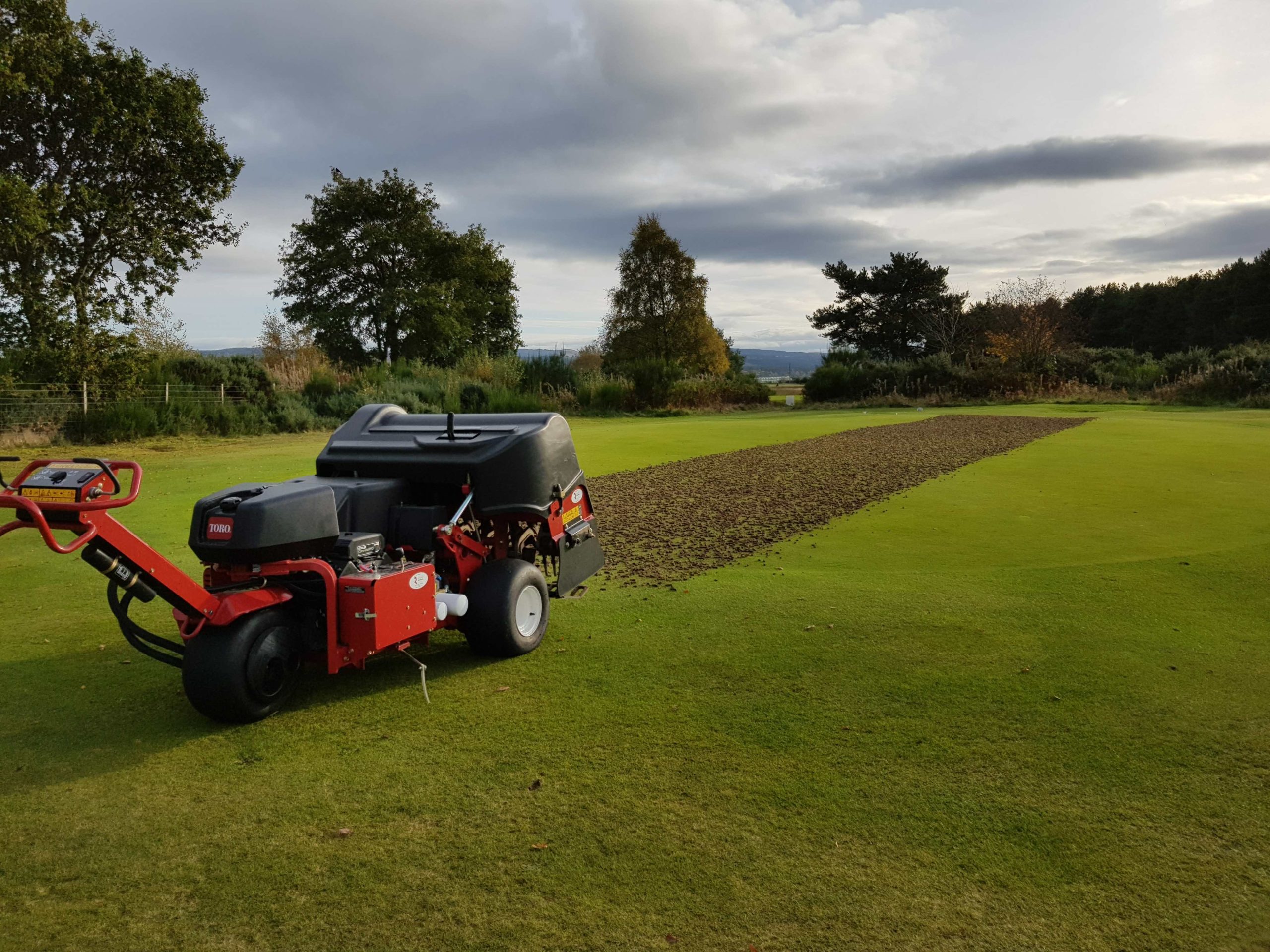 Toro’s ProCore 648 pedestrian aerator has vastly improved the course at Muir-Of-Ord Golf Club