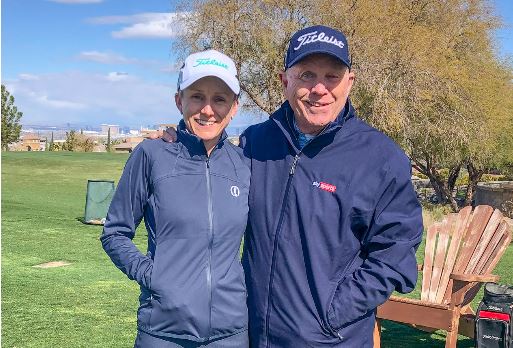 Alex Mollin with Butch Harmon