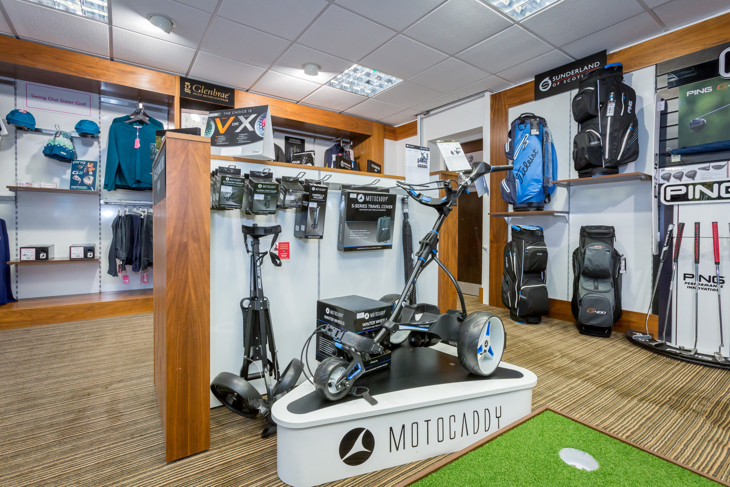 Pro shops are not allowed to open their retail operations under current government guidelines