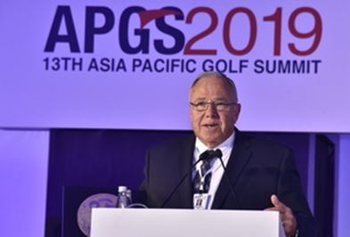 Rudy Anderson has been active in the Asia Golf Industry Federation