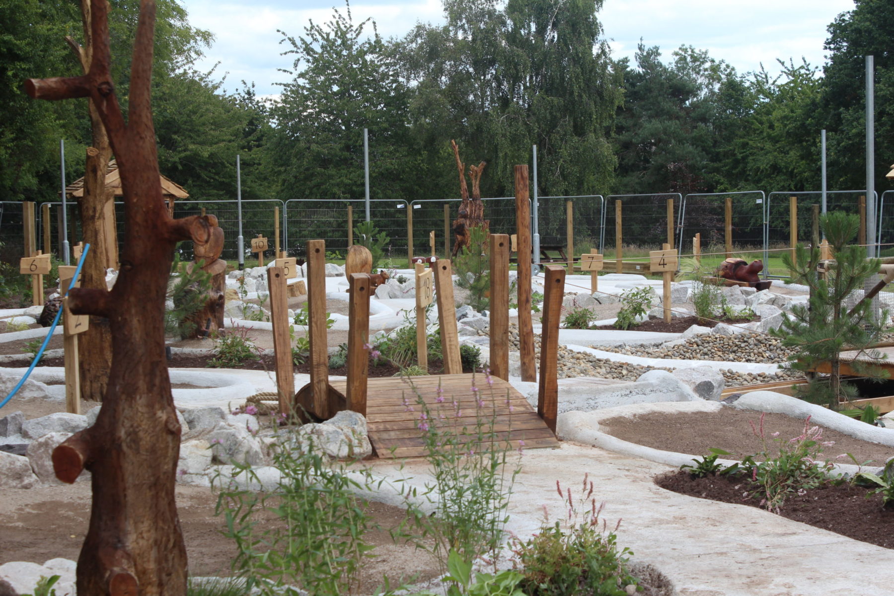 
The new Adventure Golf Course is a first in the Saltash area