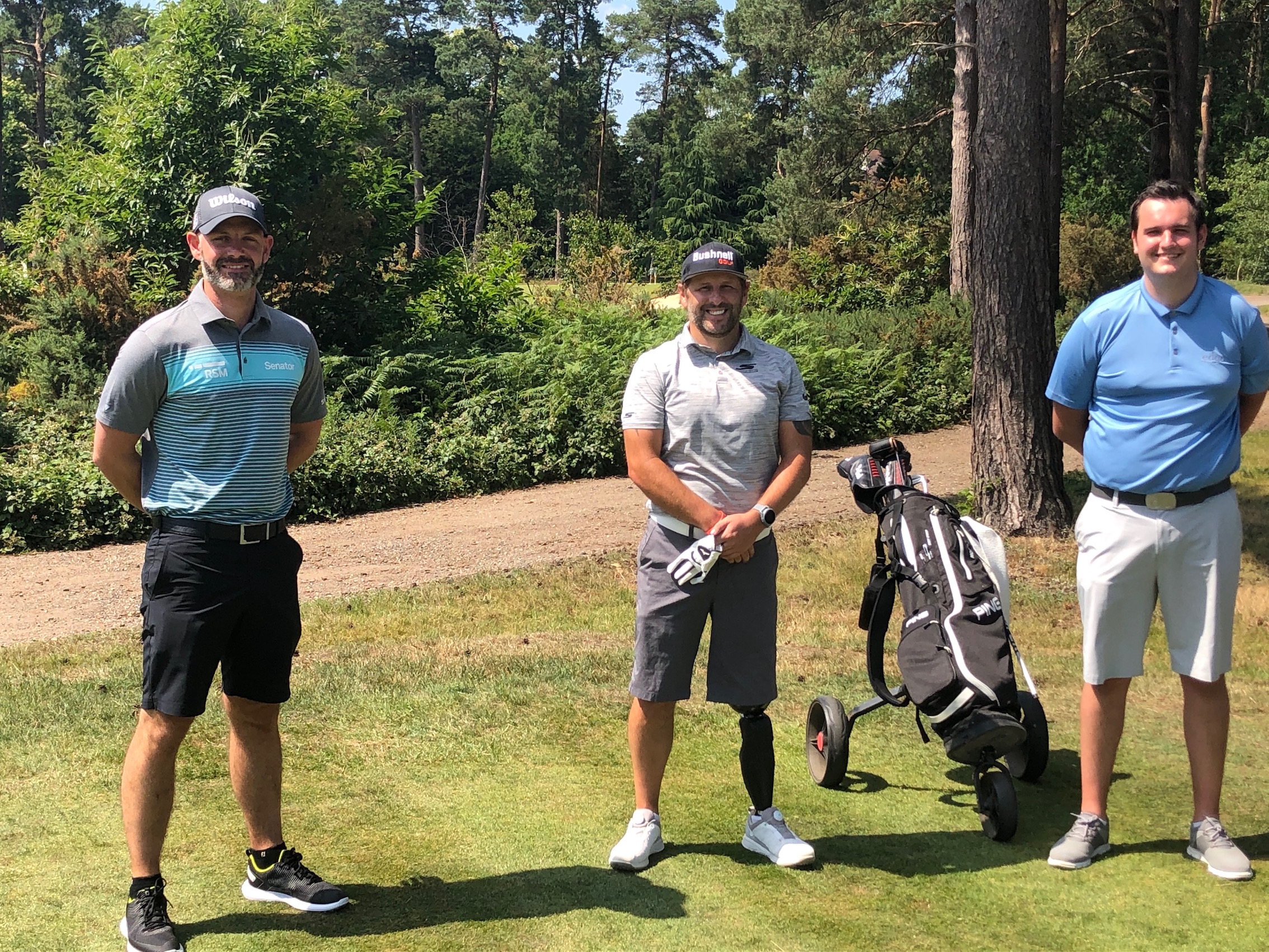 from left Paul Waring, Mike Browne and George Groves