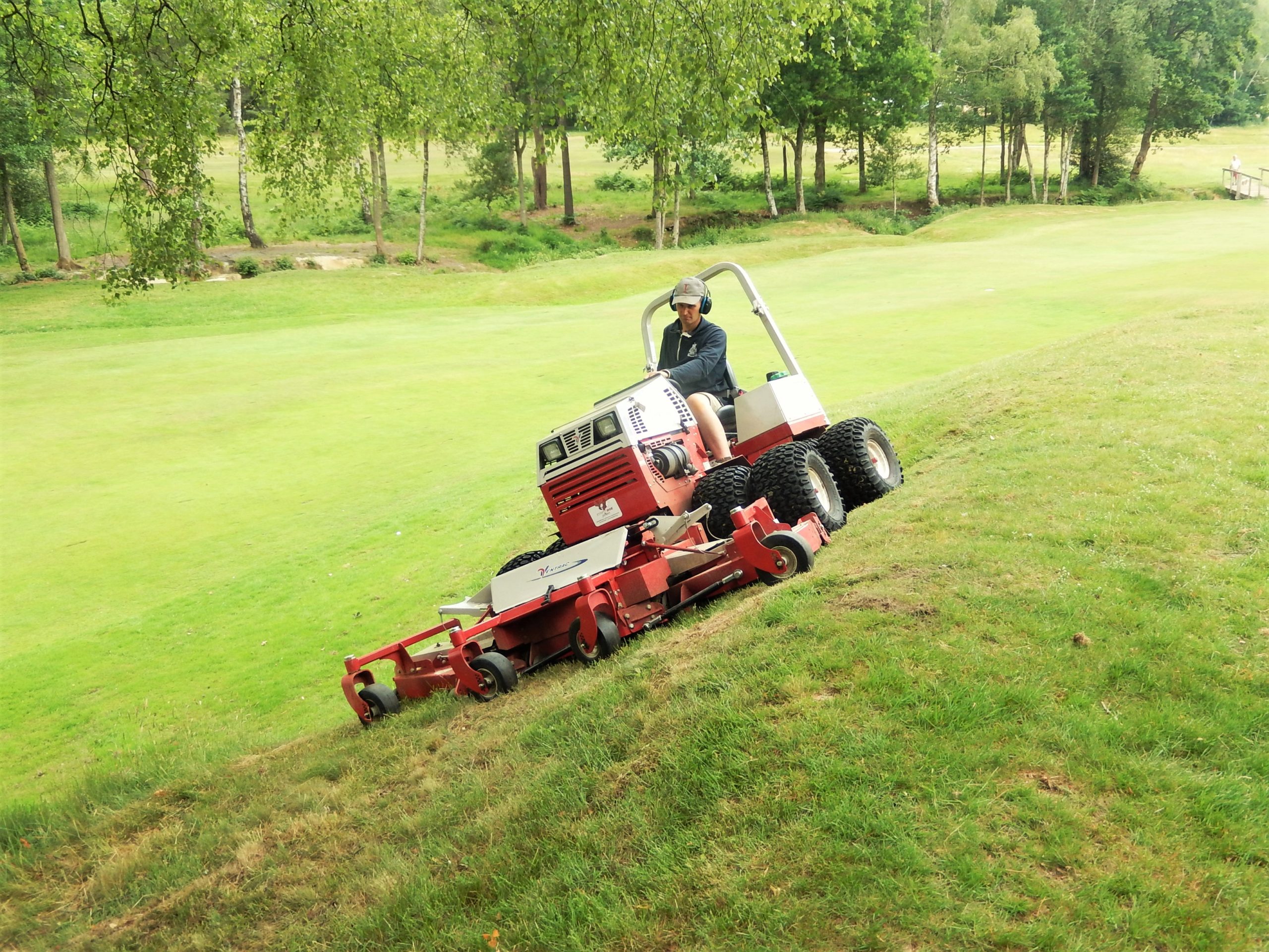 The Ventrac has reduced the amount of strimming time at Royal Ashdown Forest by at least 75%