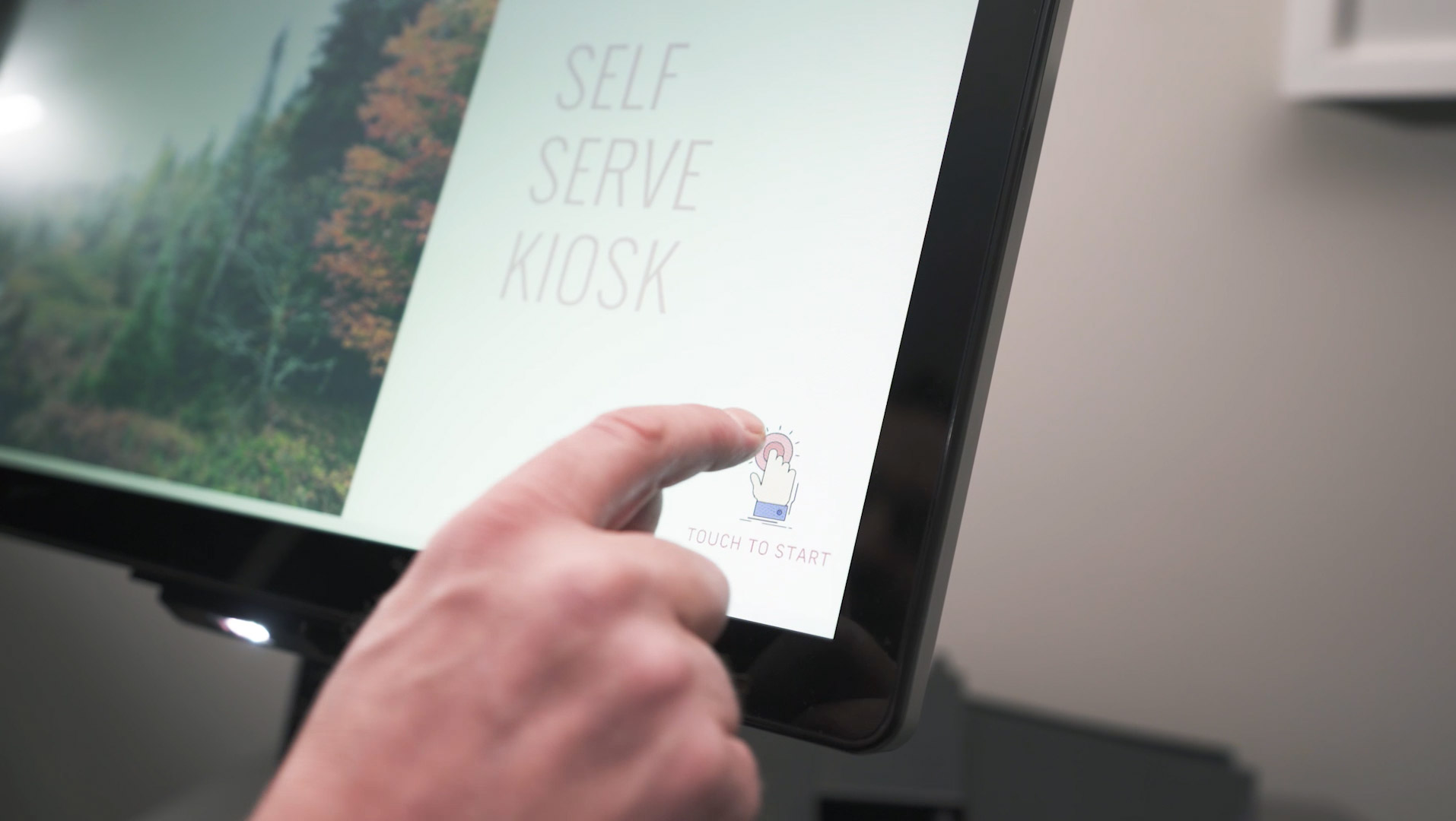 self-serve kiosk