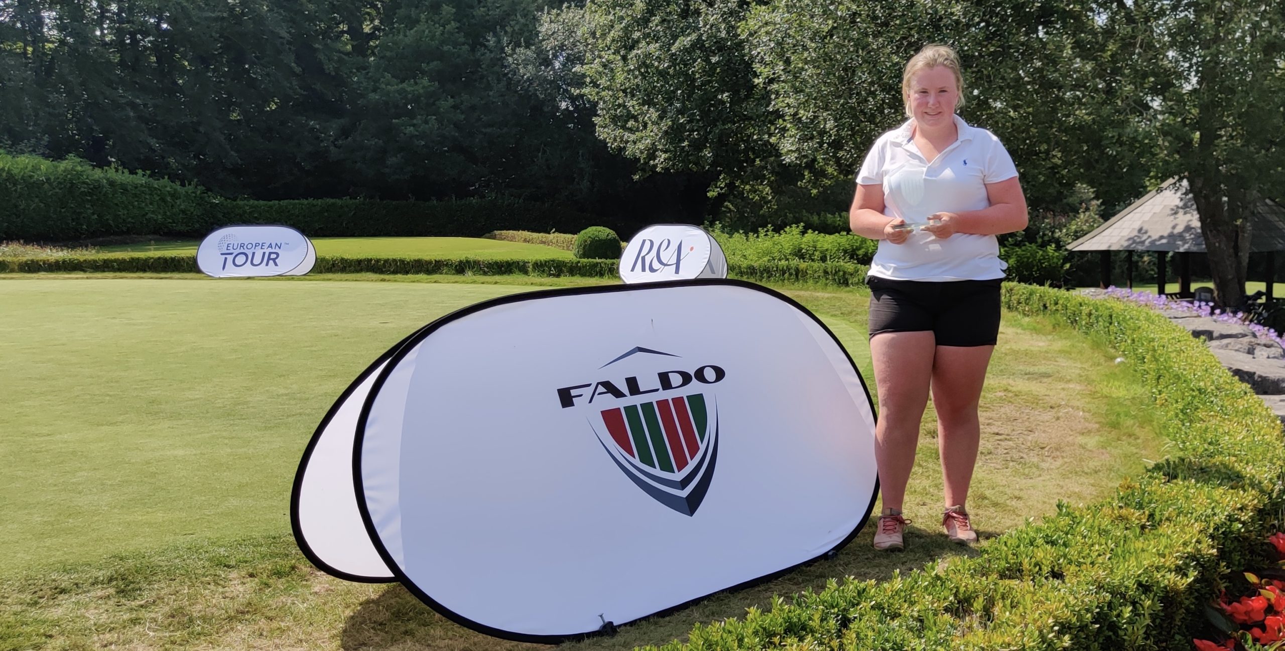 Harriet Lockley beat 93 other girls to claims the Faldo Series Wales Girls title