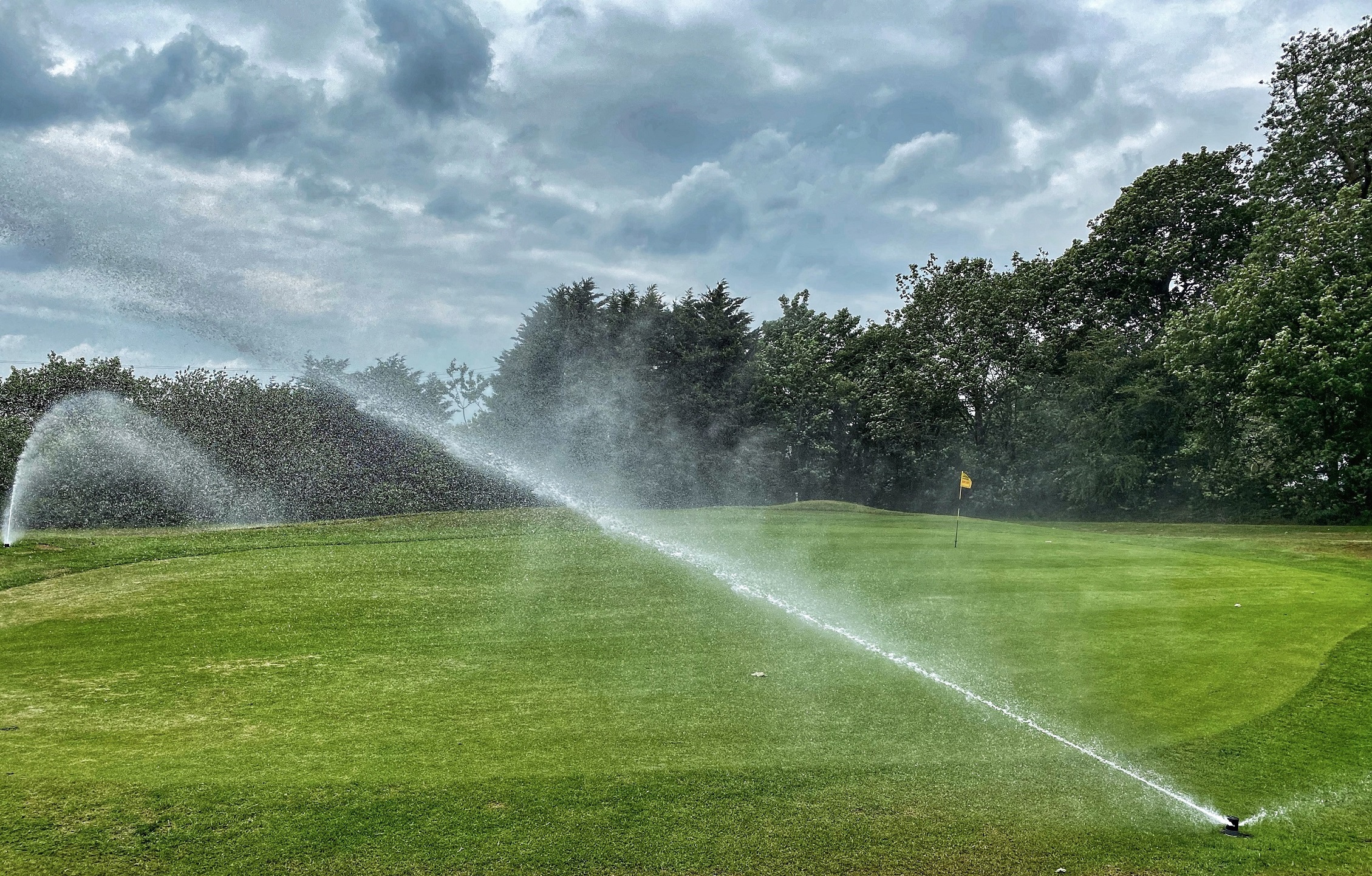 New Hunter Irrigation systems makes instant impact at Looe Golf Club.