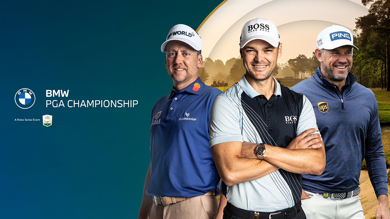 (from left) Ian Poulter, Martin Kaymer and Lee Westwood