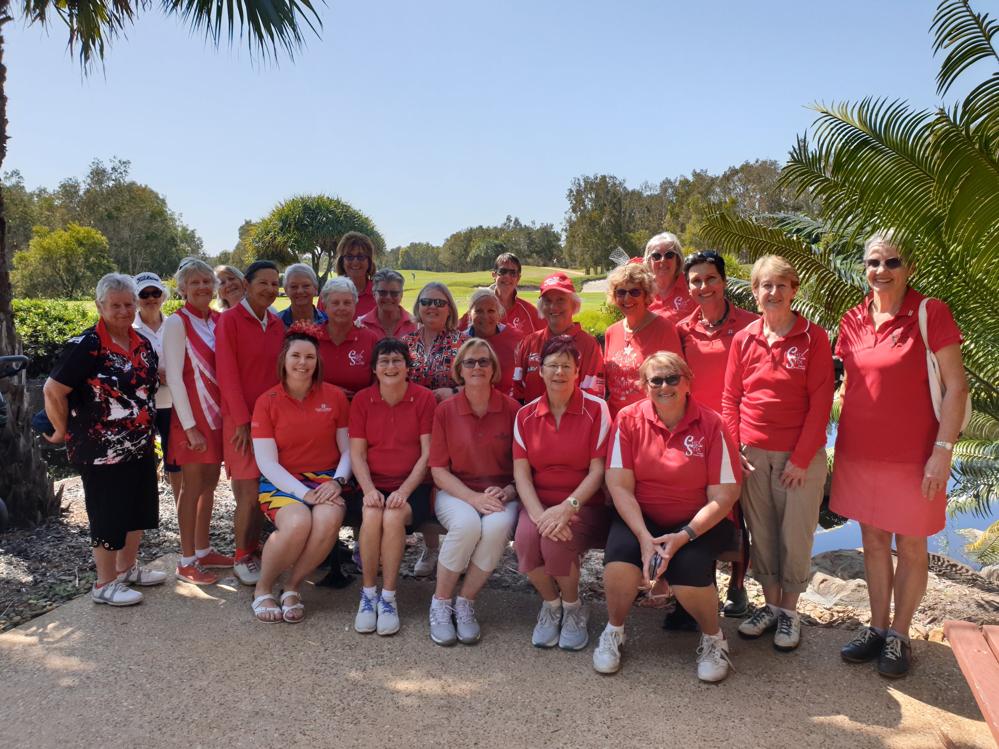 Golfers at Pacific Harbour Golf & Country Club in Australia held an event to mark Women's Golf Day