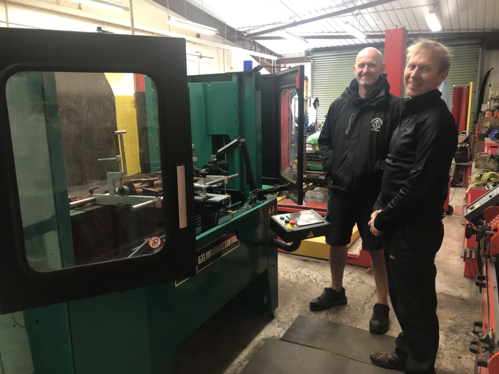 Ian Robson ProSport UK Ltd and Craig Gilholm course manager Royal Liverpool GC