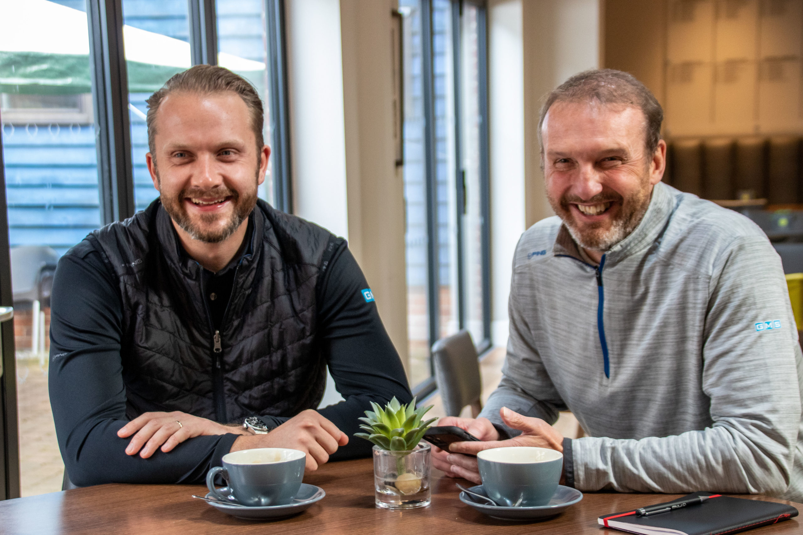 Sam Elder (left) and Phil Craghill, directors of Golf Marketing Services