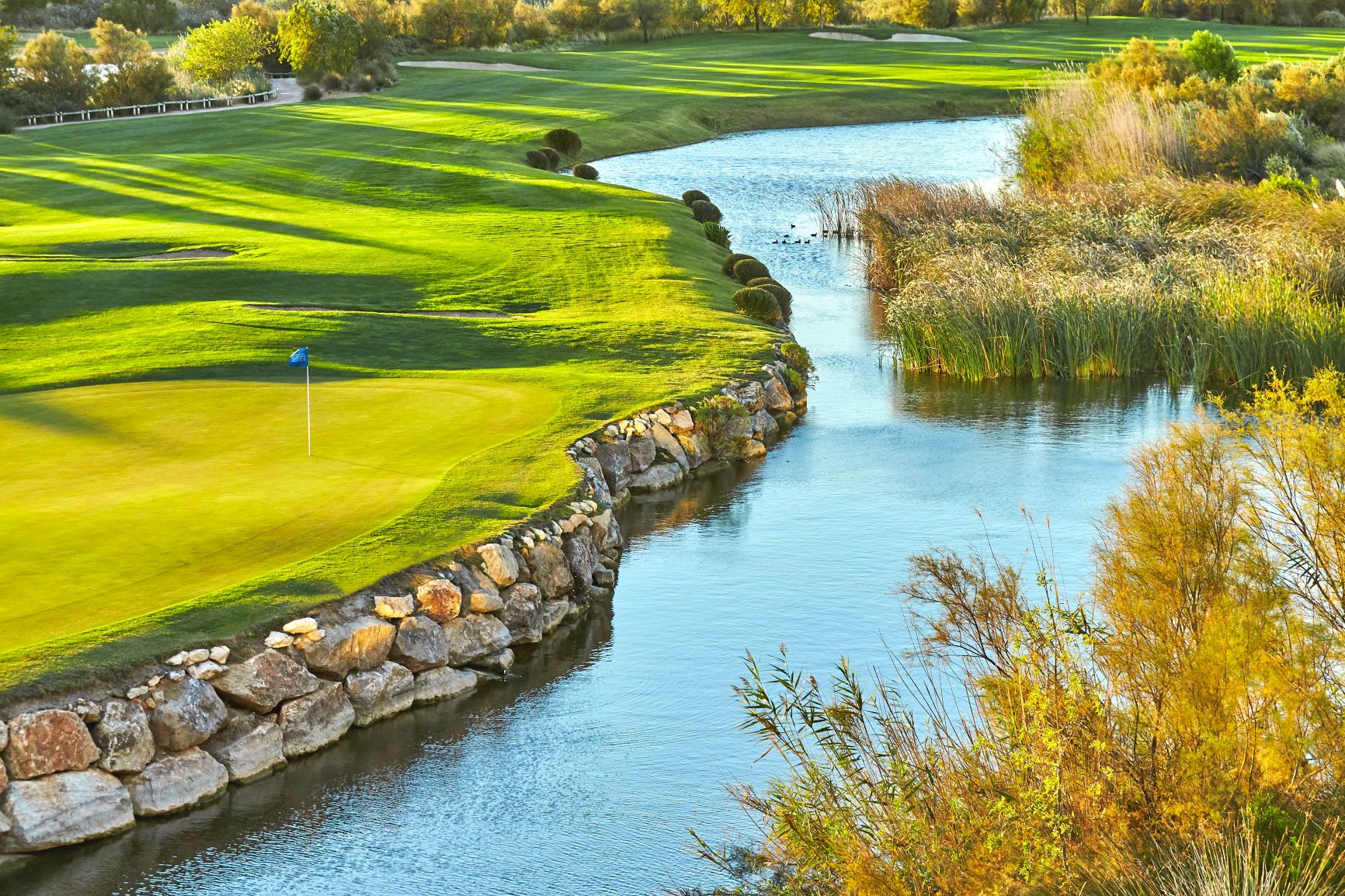 The Lakes is one of two Greg Norman-designed golf courses at Lumine
