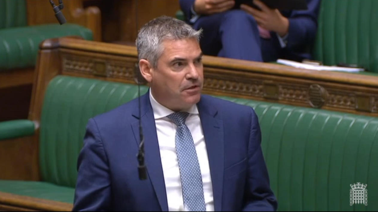 Craig Tracey MP, chair of the All-Party Parliamentary Group for Golf 