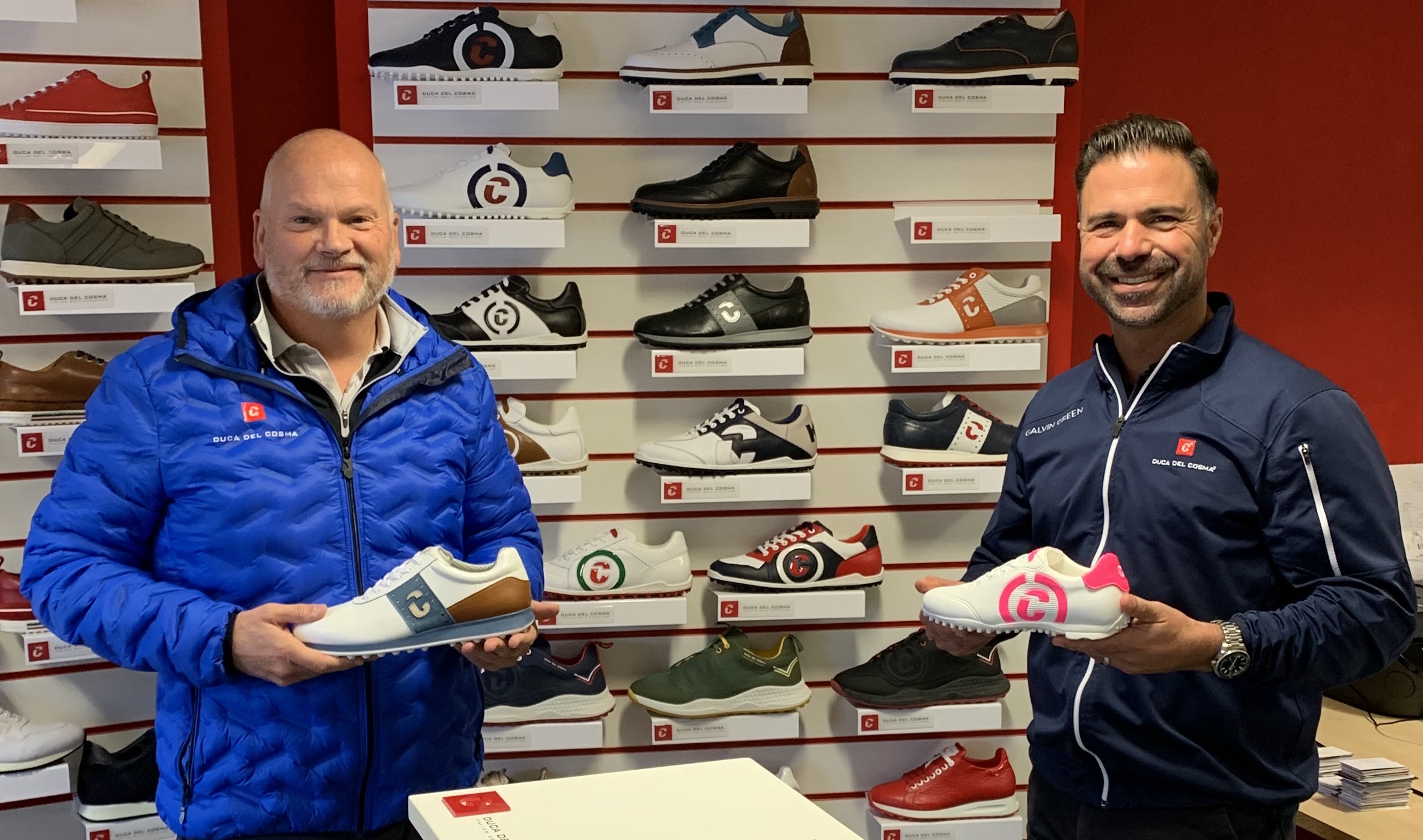 Leslie Hepsworth (left) and Tony Eccleston