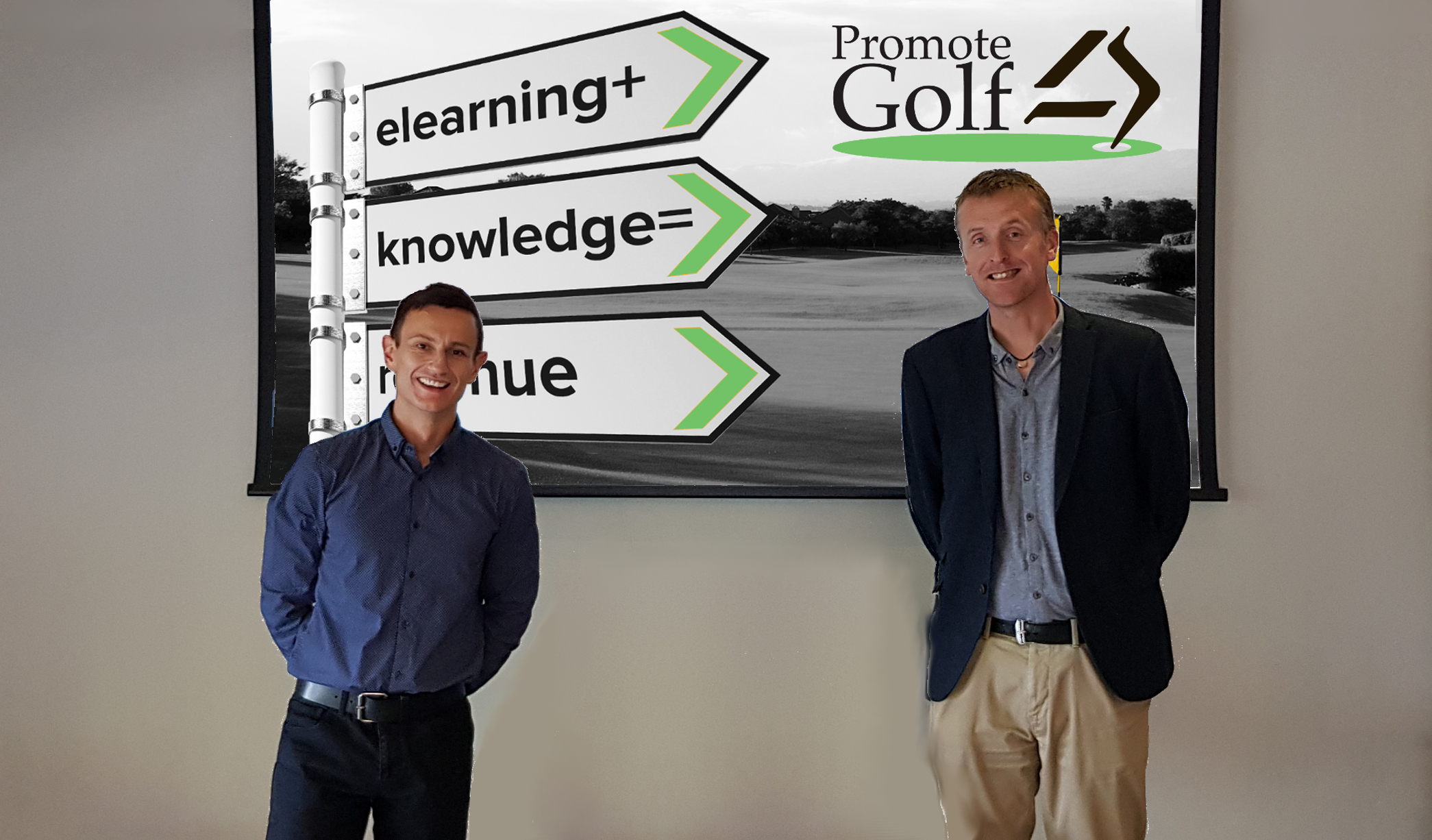 David Reeves and Matthew Orwin of Promote Golf