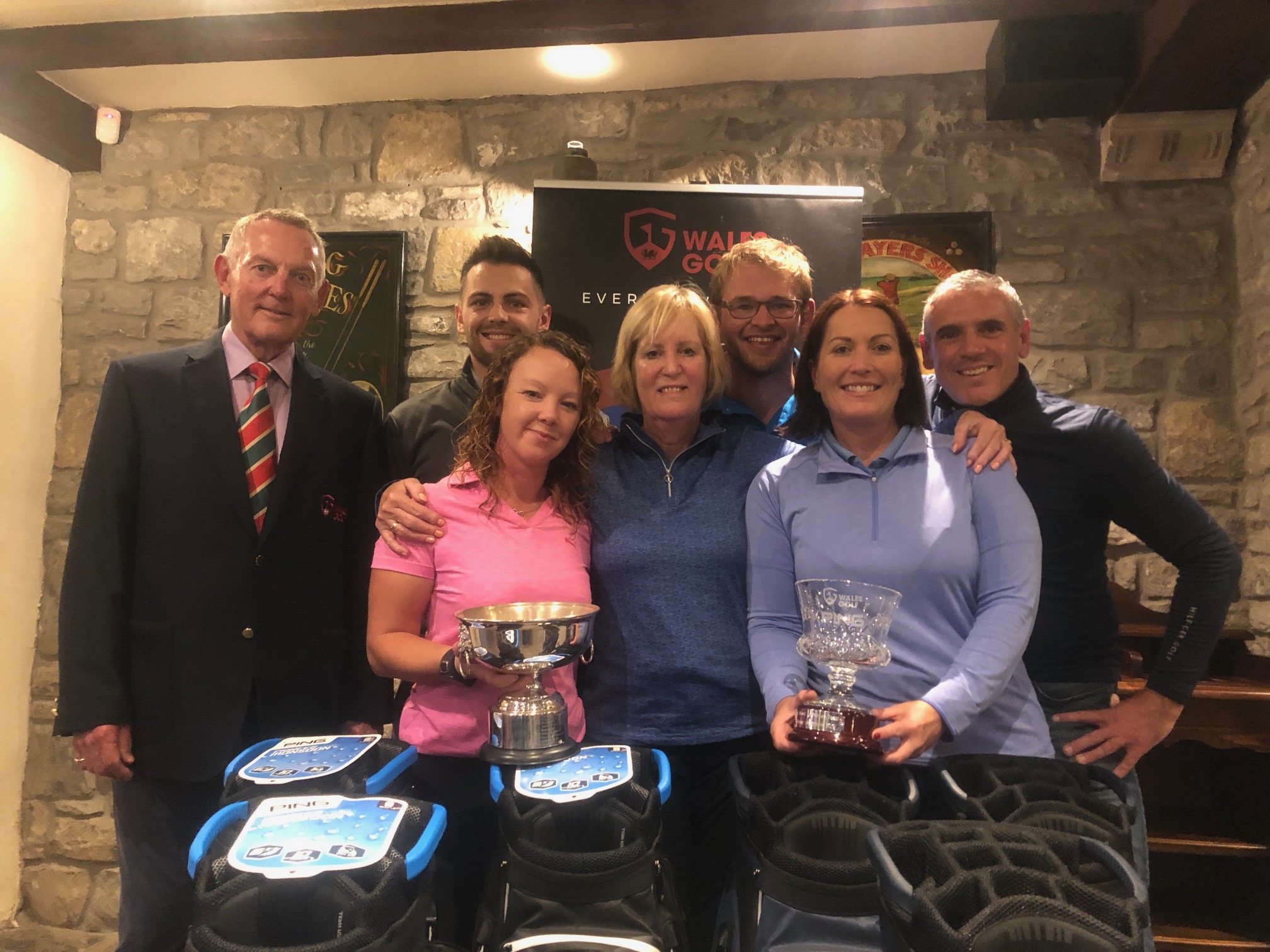 Wales Golf's 2019 Ping mixed medal winners