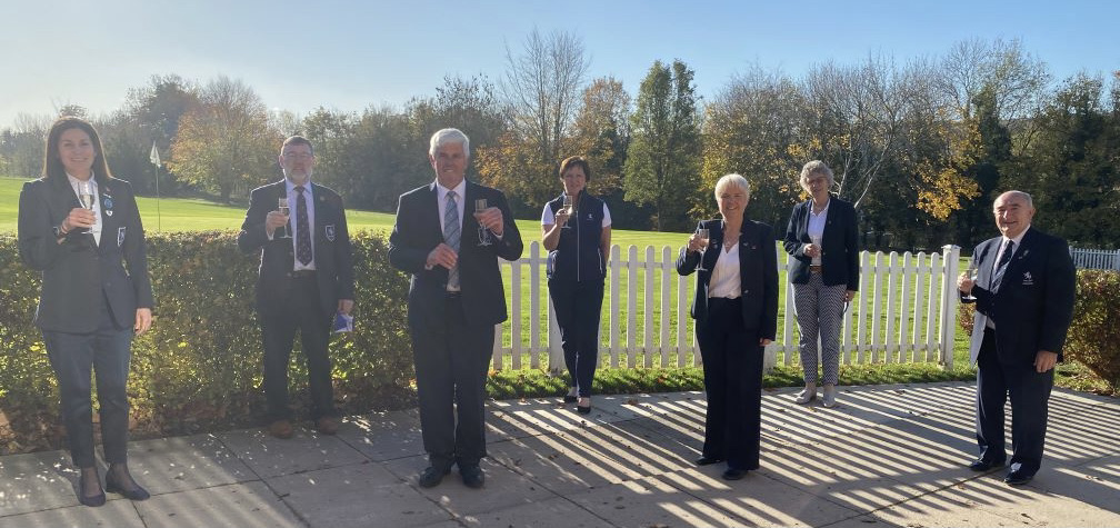 Members of Kent Golf Limited's new board celebrate unification