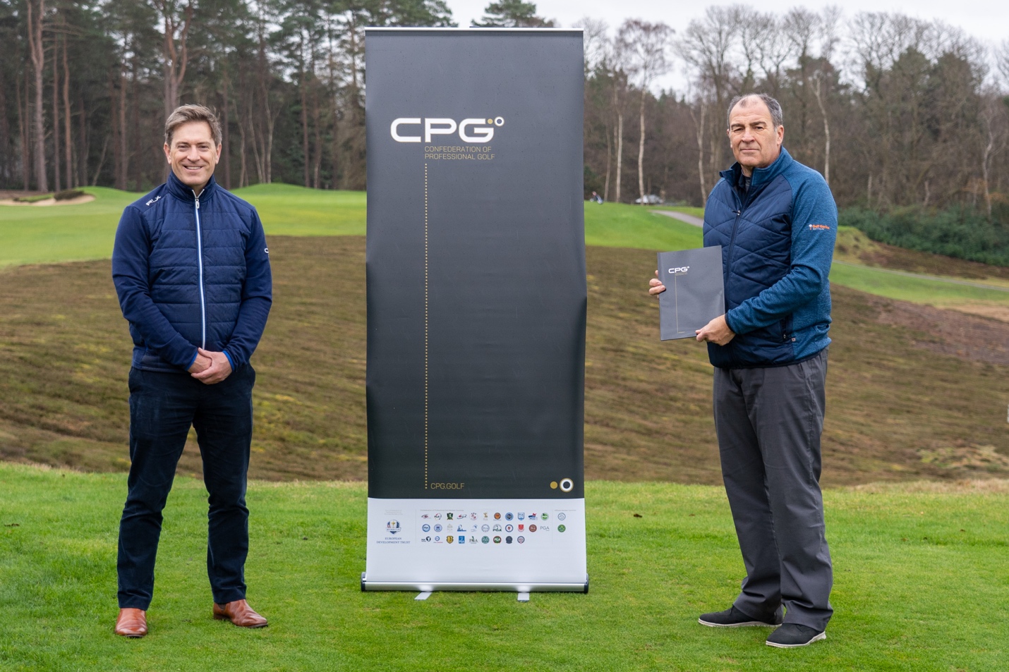 Ian Randell, Chief Executive CPG, and Craig Higgs, Managing Director Golf Genius Intl