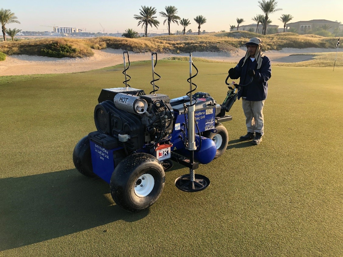 Air2G2 working at Abu Dhabi GC