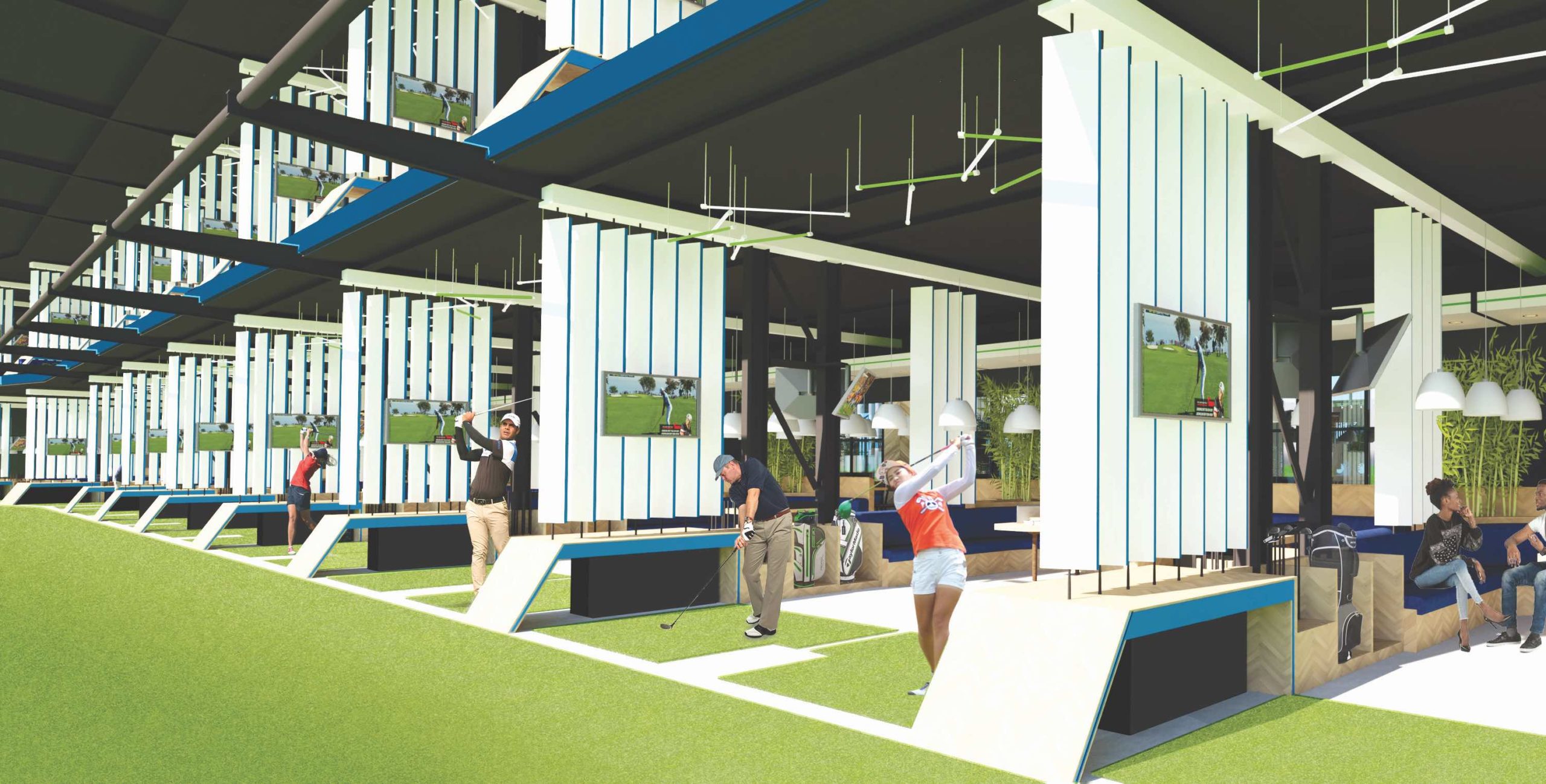 The proposed driving range at Wallsend Golf Centre 