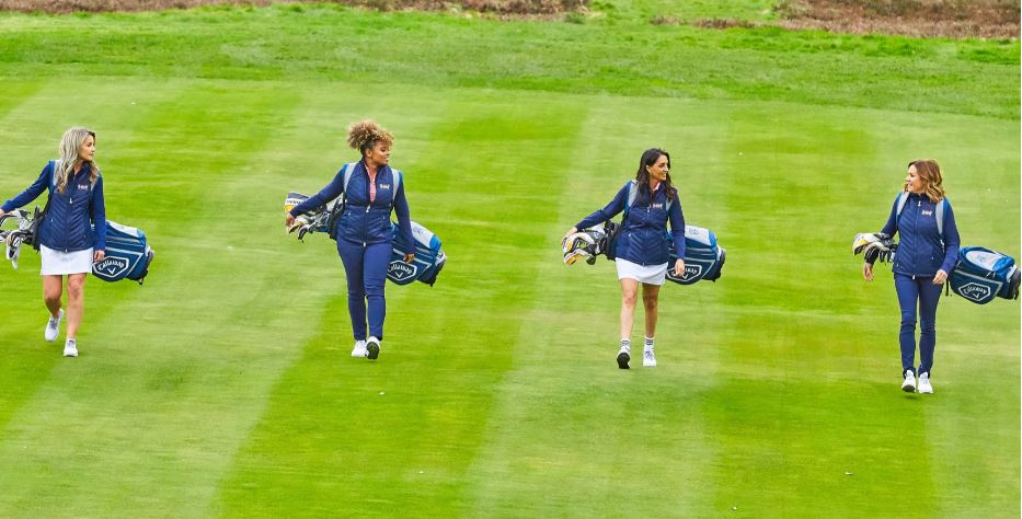 The Slingsby Cadets (from left) Helen Skelton, Fleur East, Belah Shah and Natalie Pinkham