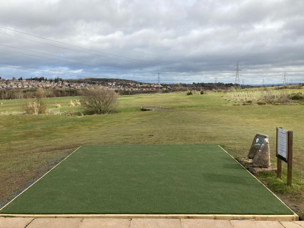 All nine tees at Swanston's Templar Course have had new Huxley Golf synthetic grass tees installed