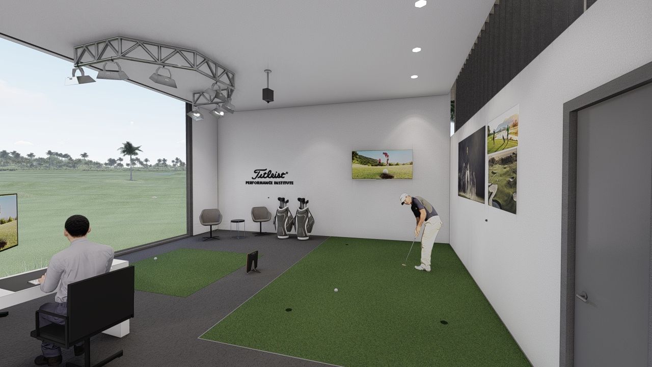 An artist's impression of a studio at the Apes Hill Performance Centre