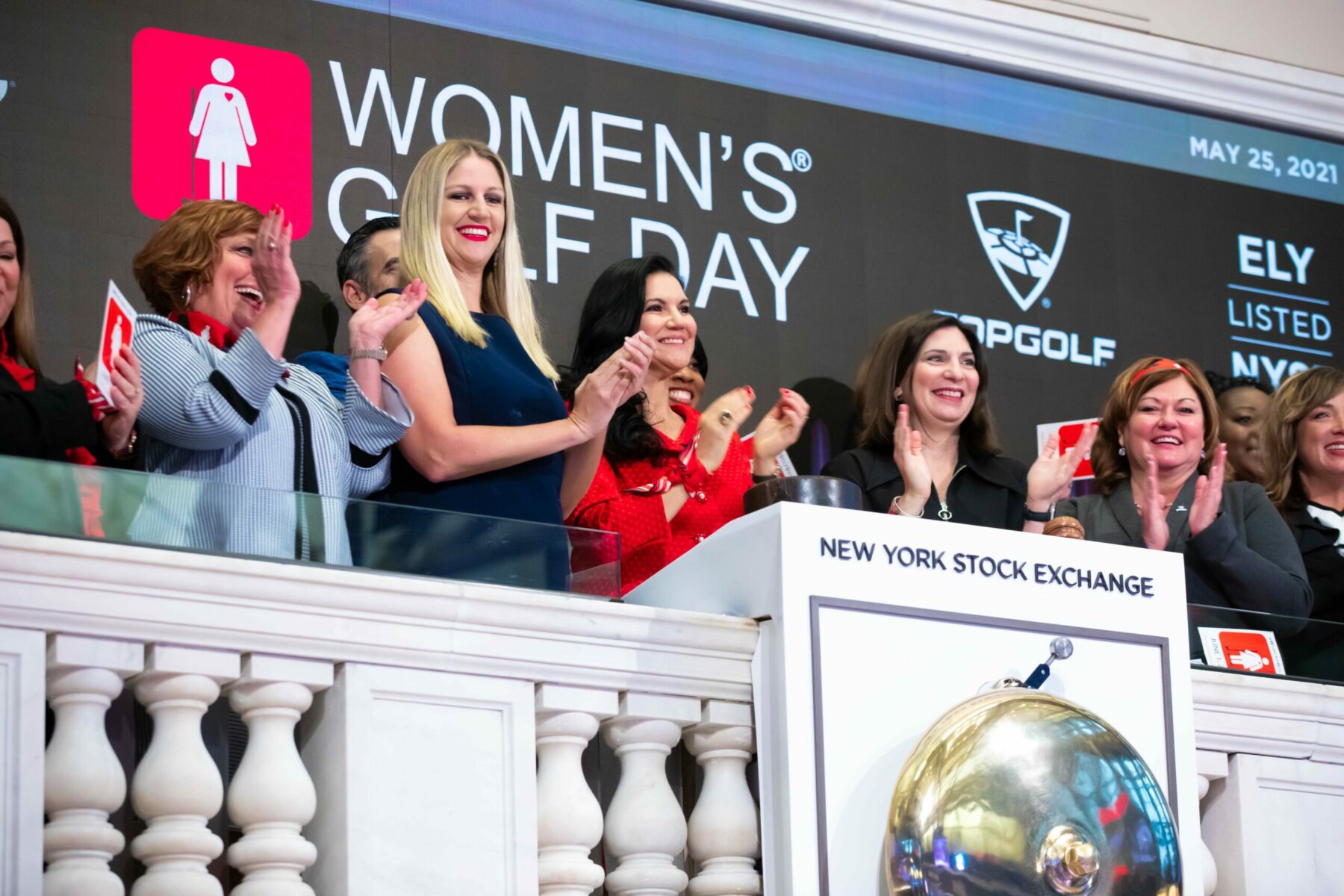 The New York Stock Exchange welcomes Women’s Golf Day, Callaway Golf Company (NYSE: ELY) and Topgolf, on Tuesday, May 25, 2021, as they ring The Opening Bell®