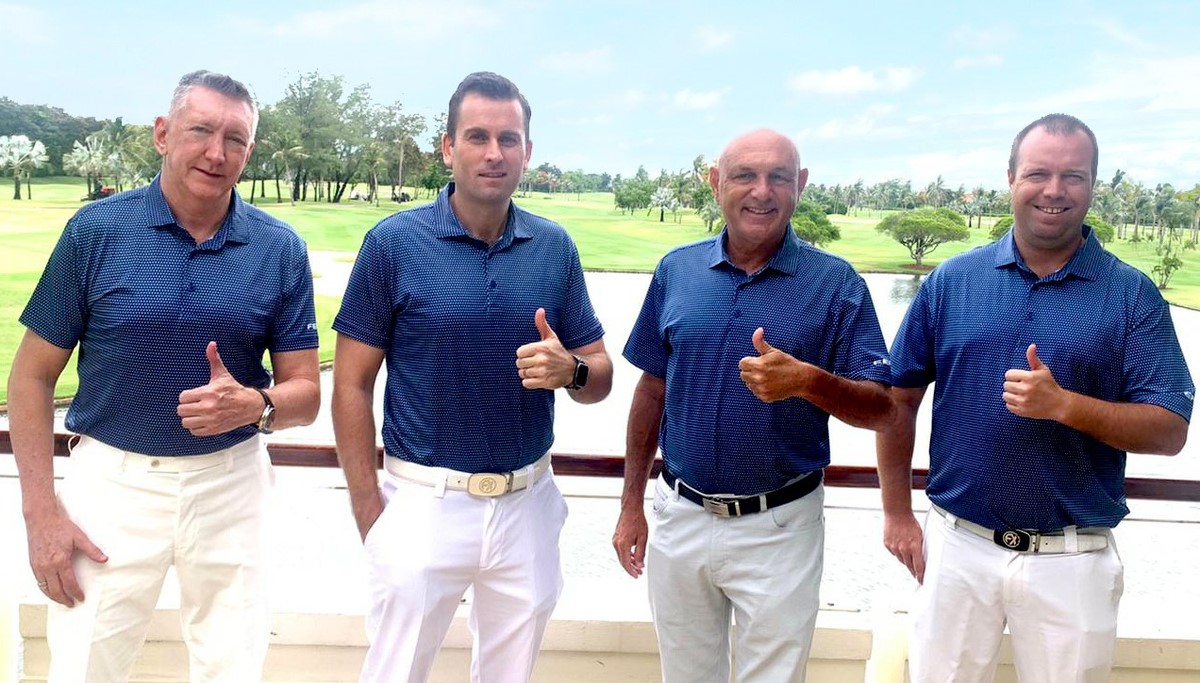 Boyd Barker, Chief Operating Officer, Golfasian, Mike Moir, Founder and Managing Director, FENIX XCell, Mark Siegel, Founder and Chairman, Golfasian and Chris Watson, Chief Commercial Officer, Golfasian — pictured here at Thai Country Club — will work in tandem to bolster Thailand's golf industry