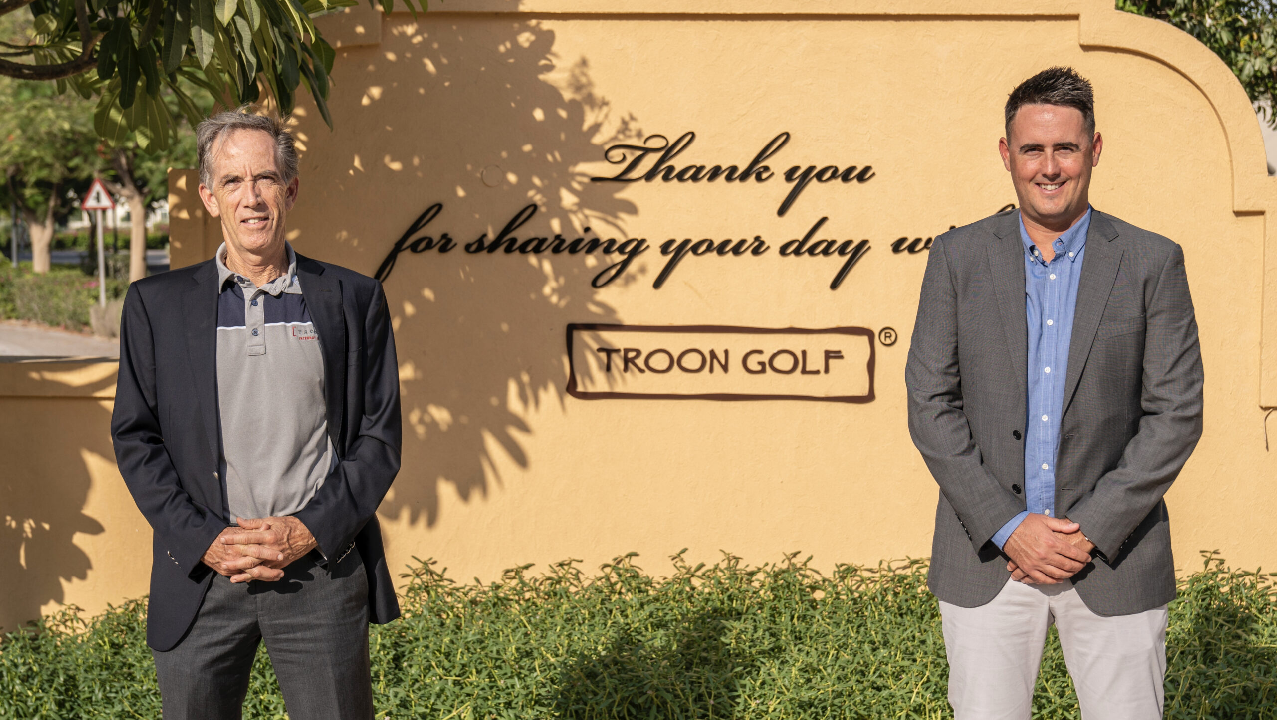 Mark Chapleski of Troon Golf &amp; Mark Bull of 59club MEA
