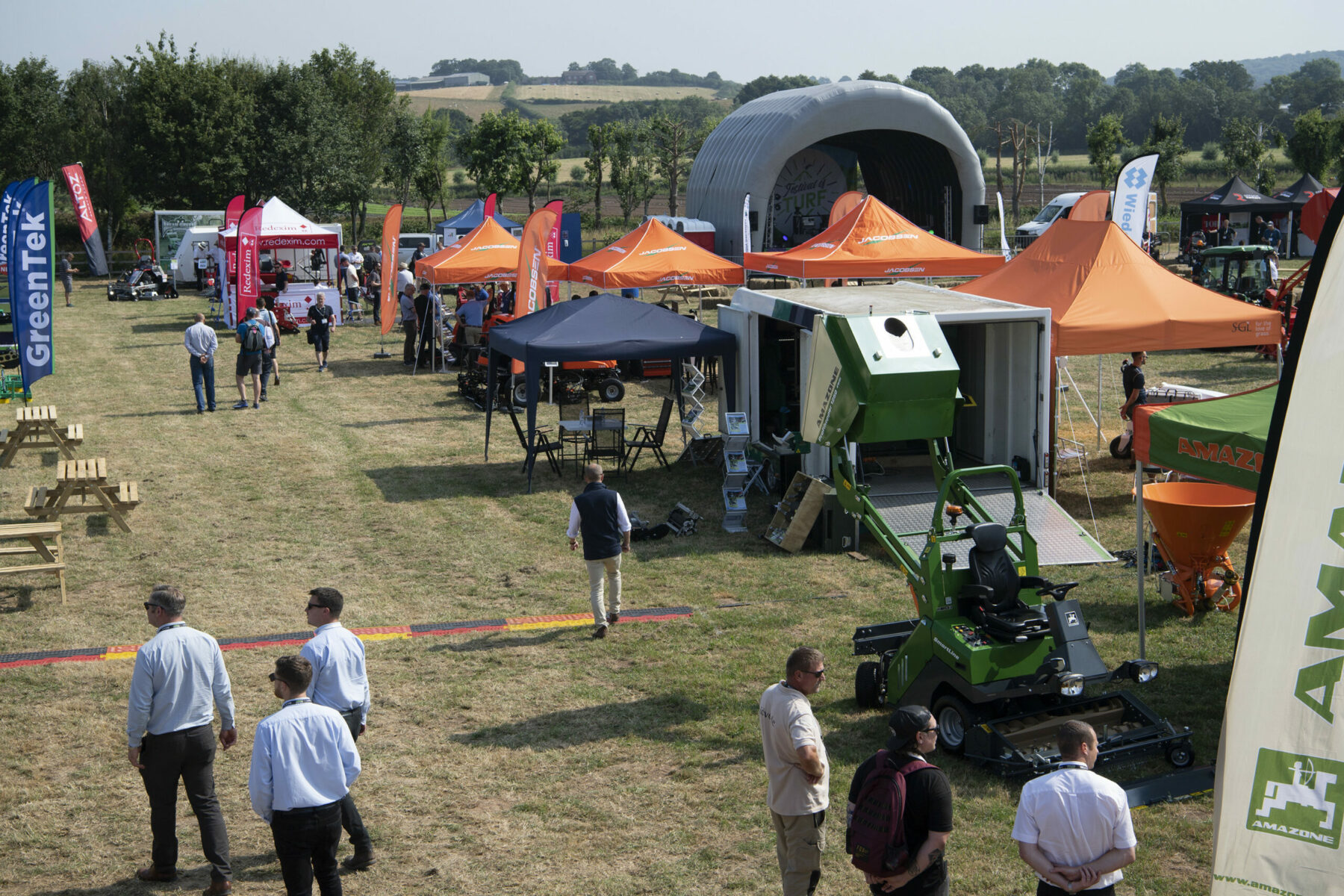 The Festival of Turf was hosted at the Warwickshire Event Centre