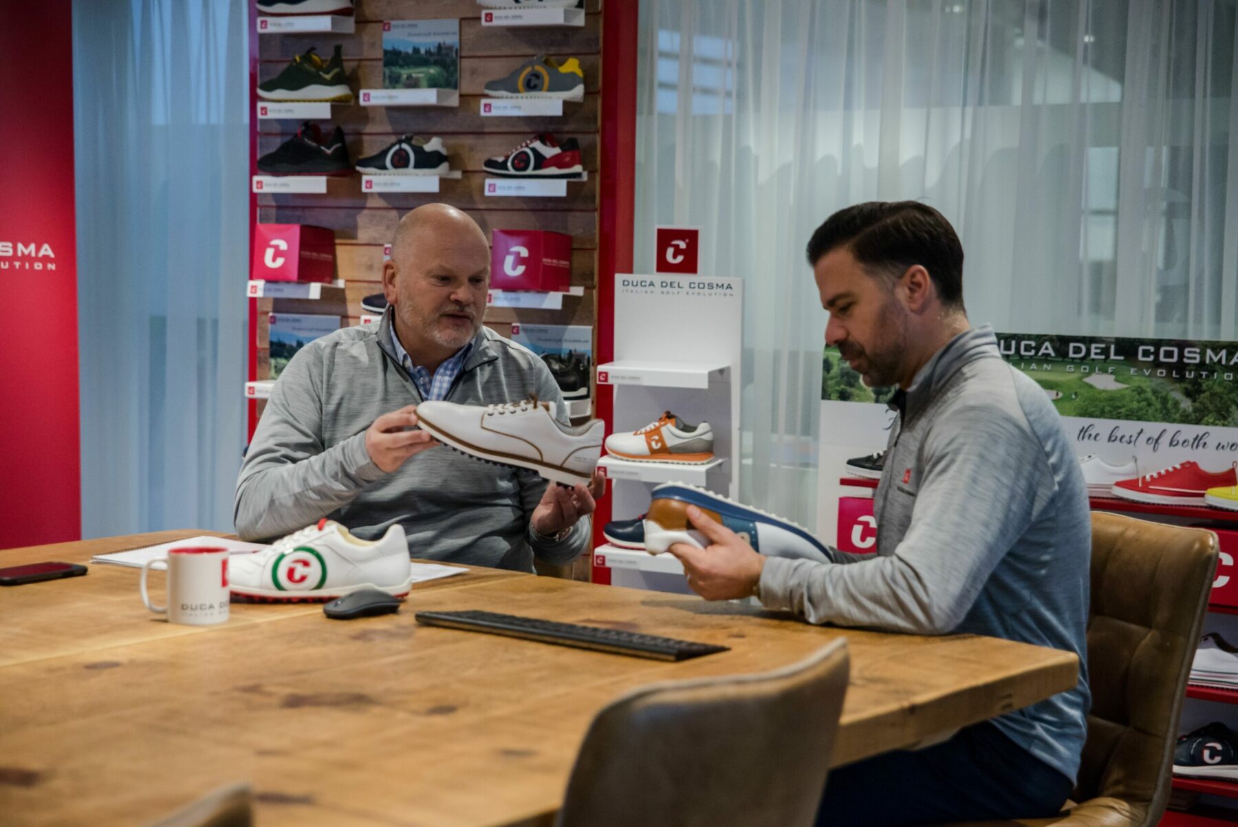 Duca del Cosma UK - Leslie Hepsworth, Managing Director & Tony Eccleston, Sales Director UK & Ireland