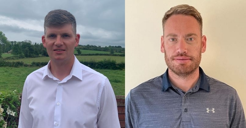 Rob Ainscough (right) and Fergal Greenan