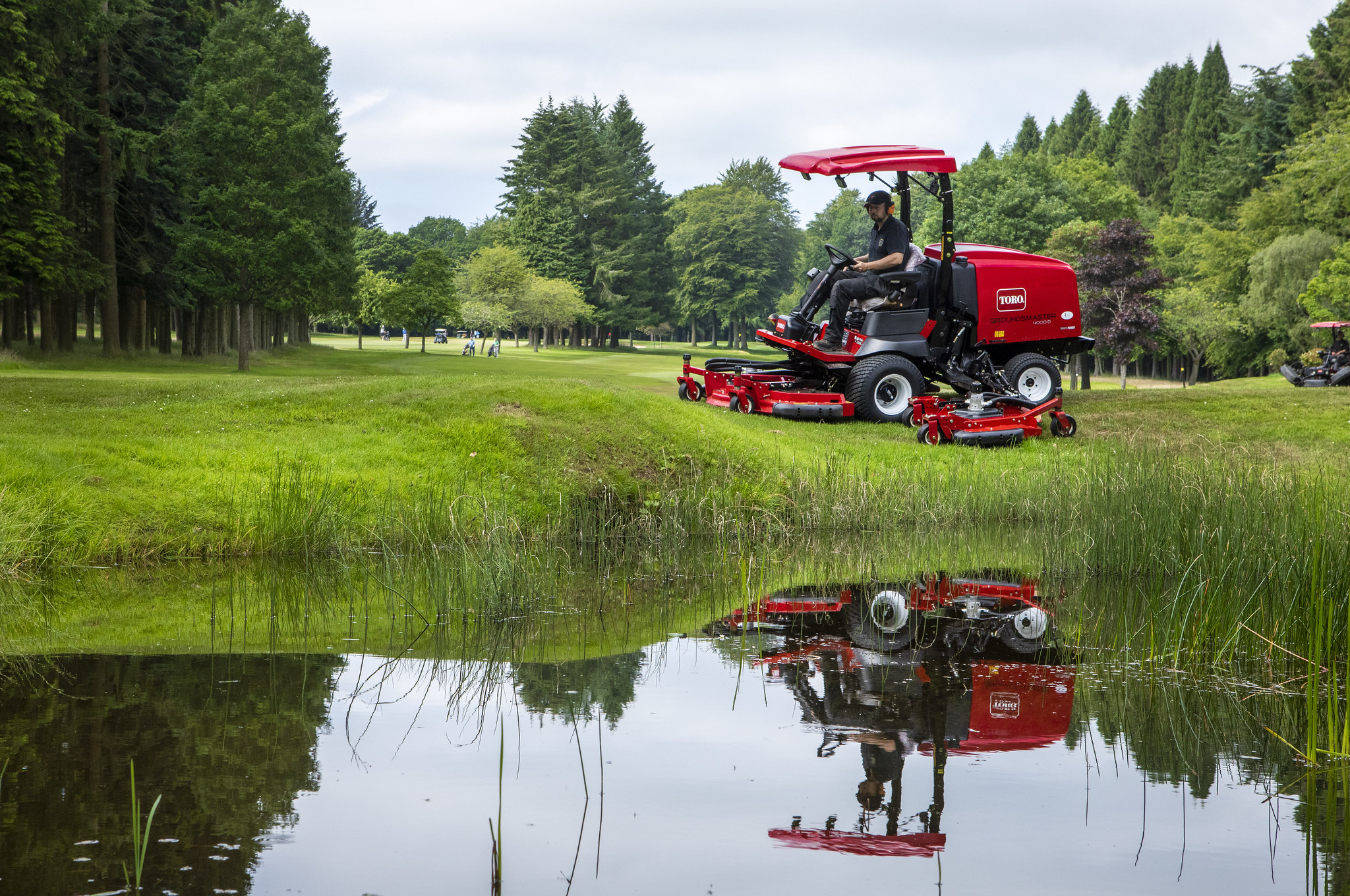 Toro’s Groundsmaster 4000-D at Downfield Golf Club.