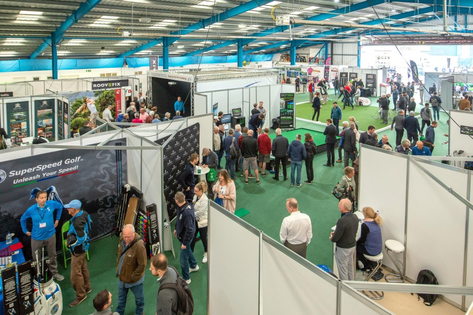 The British Golf Show Exhibition Hall