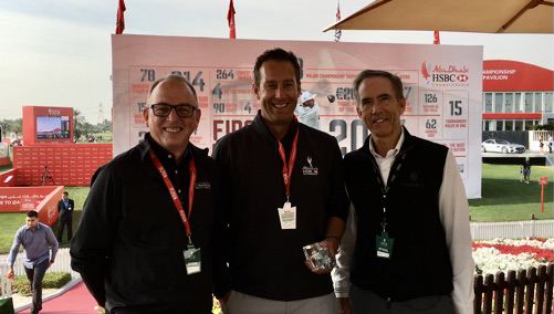 Troon International team: Robin Evans (left), Clinton Southorn (middle) and Mark Chapleski (right)