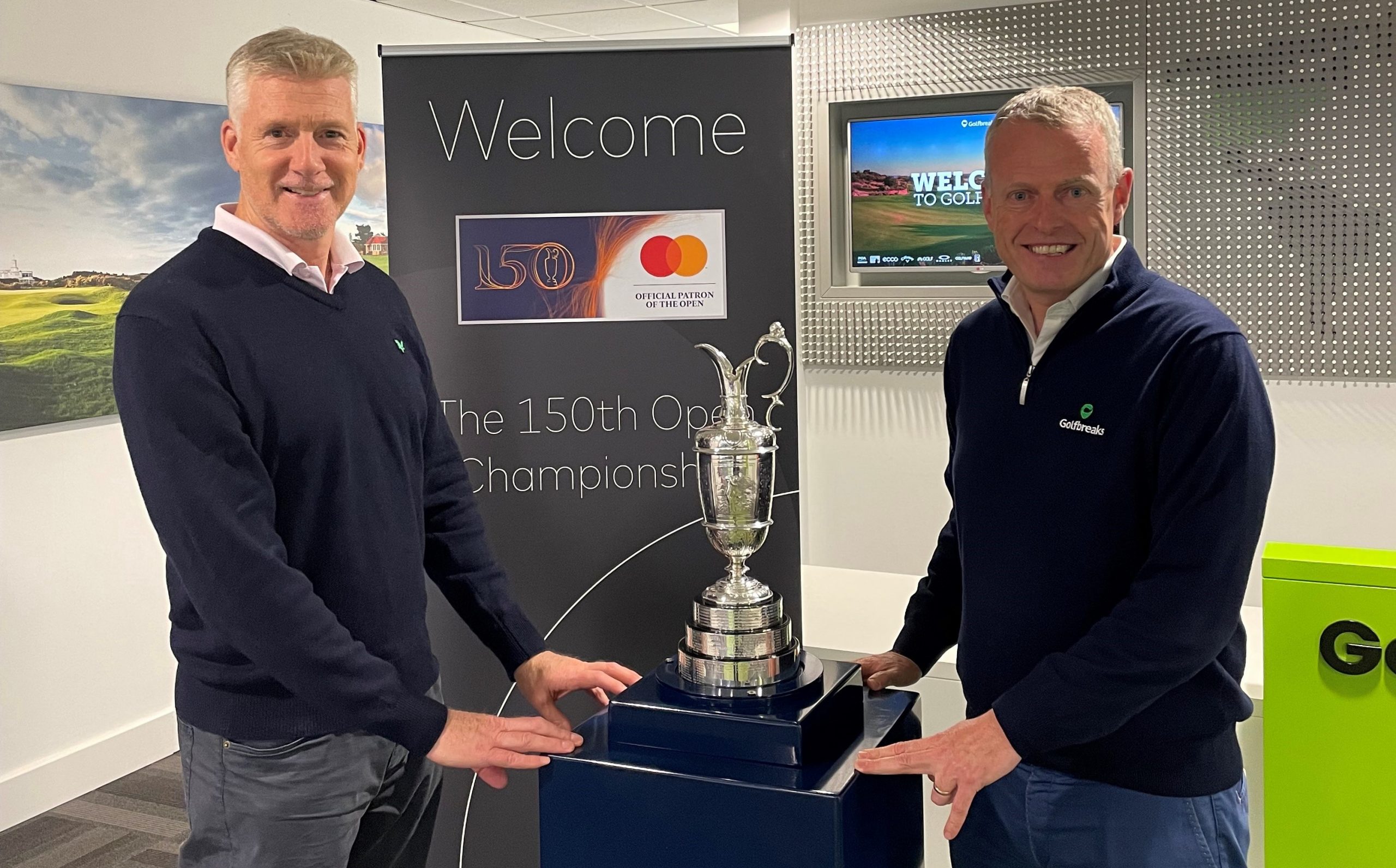 Andrew Stanley  (left) Chief Executive, and Steve Hemsworth, Managing Director, Golfbreaks