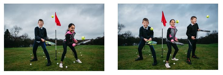 Pupils from St Philomena's Primary School, Glasgow, got their first taste of padel at Lethamhill this week