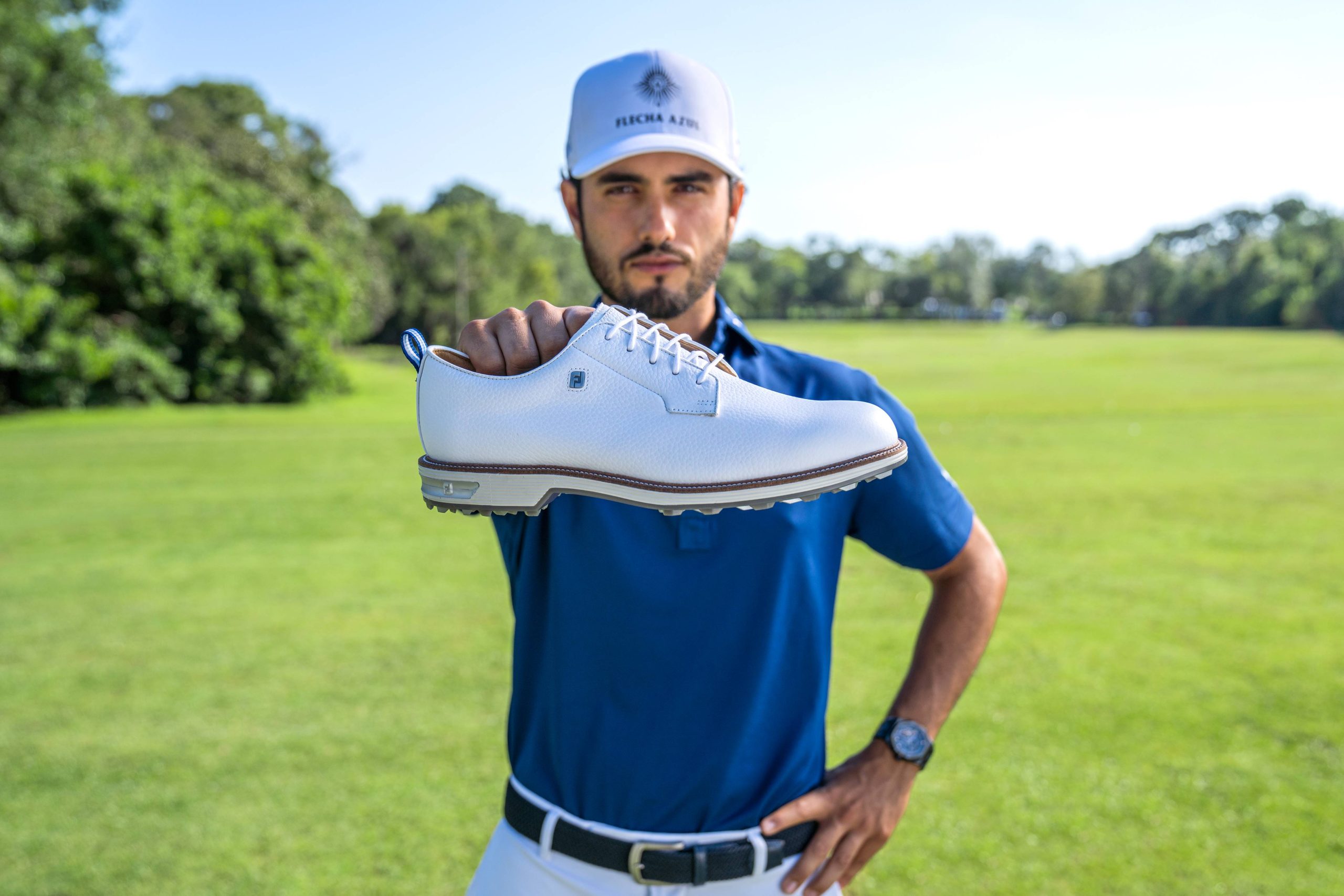 PGA Tour player and FJ Tour ambassador Abraham Ancer with all-new Premiere Series Field