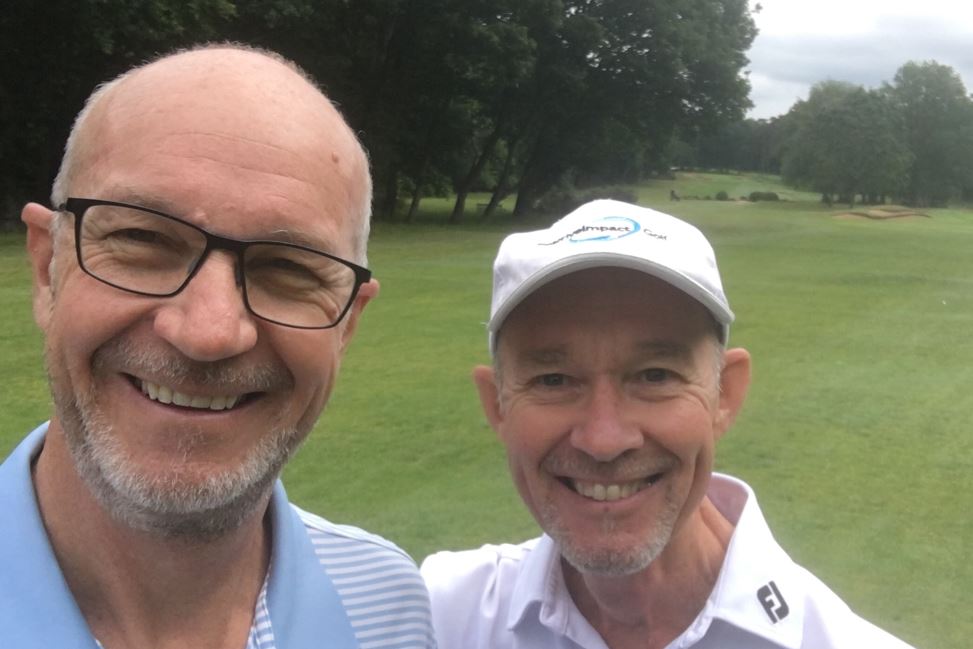 Phil and Brian Sparks photographed at East Berks Golf Club.