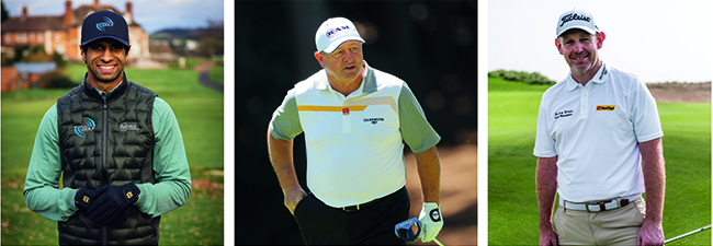 Aaron Rai, Ian Woosnam and Stephen Gallacher will all be representing Glenmuir brands in 2022