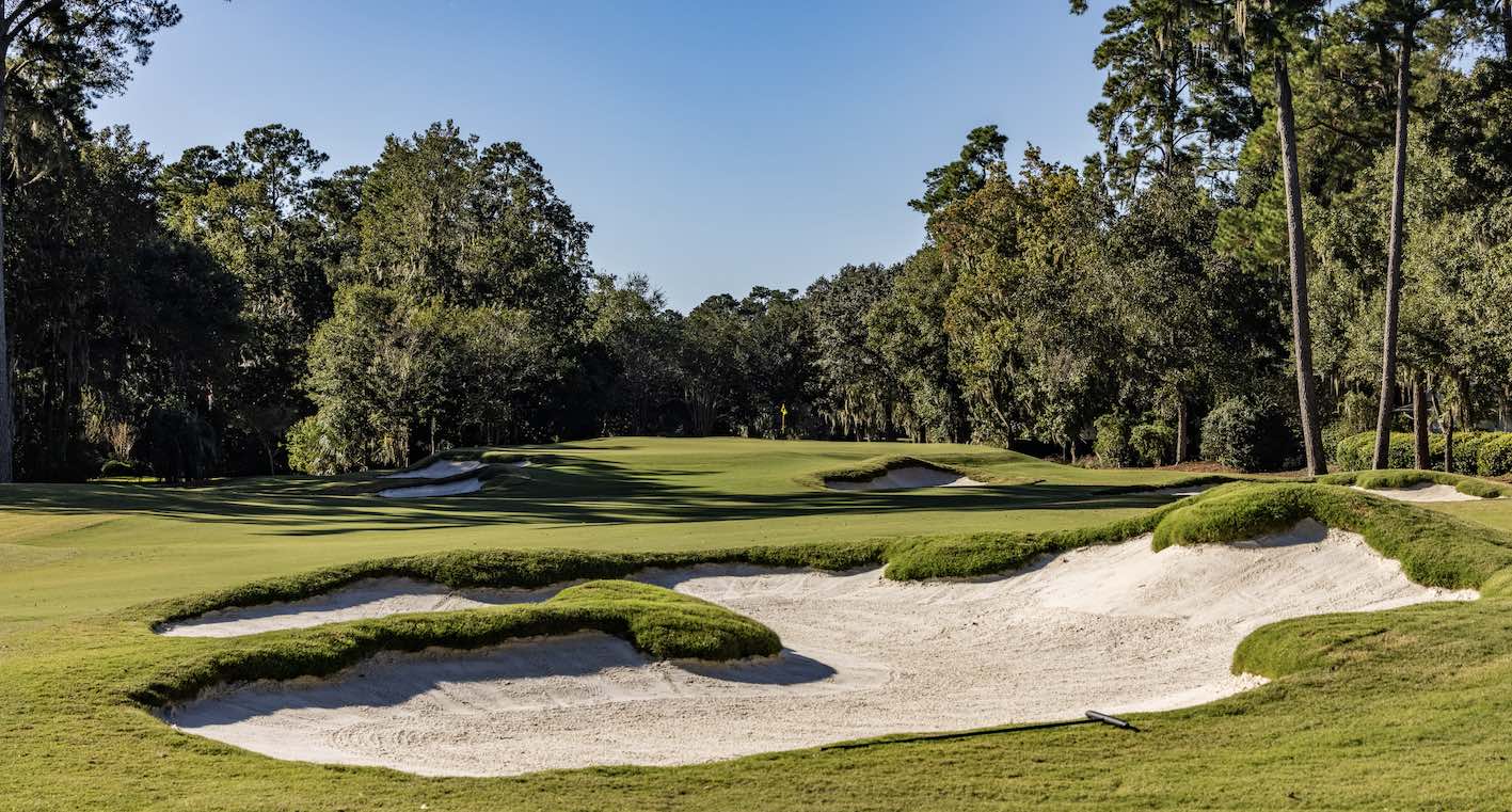 The renovation project at the Landings Club's Magnolia Course took almost six months